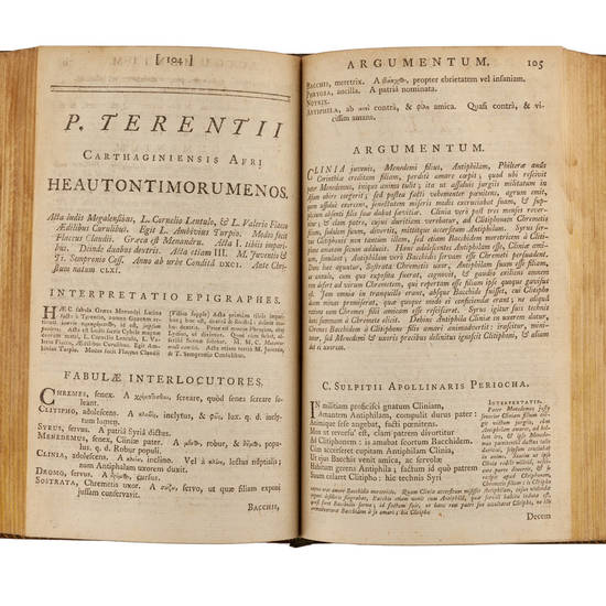 Comoediae sex. Interpretatione & Notis illustravit Nicolaus Camus, jussu christinaissimi regis in usum serenissimi Delphini. Editio prioribus longe emaculatior.