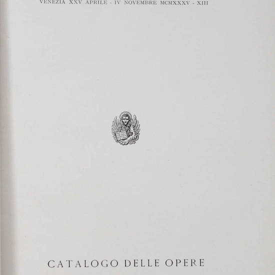 MOSTRA di Tiziano. Venezia XXV aprile-IV novembre MCMXXXV (1935)-XIII. Catalogo delle opere. Terza edizione.