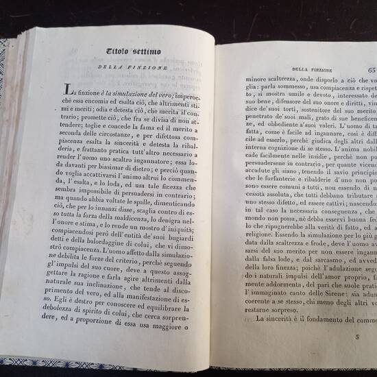 Trattato di Sana Politica Sociale ossiano Le Regole di Ben Vivere. Opera dell'Avvocato Gio. Battista Falconj Romano.