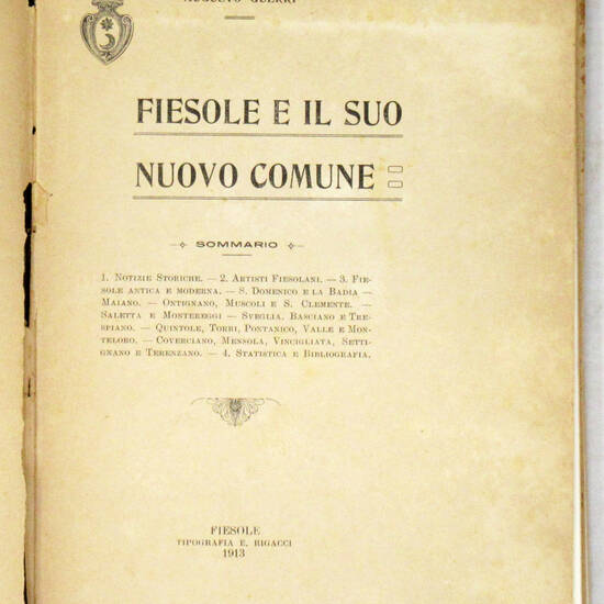 Fiesole e il suo nuovo Comune...