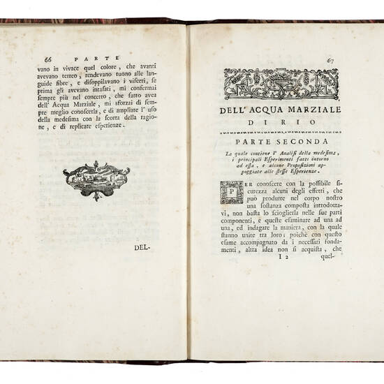 Dell'acqua marziale di Rio nell'isola dell'Elba e dell'uso di essa in medicina e chirurgia...Trattato..