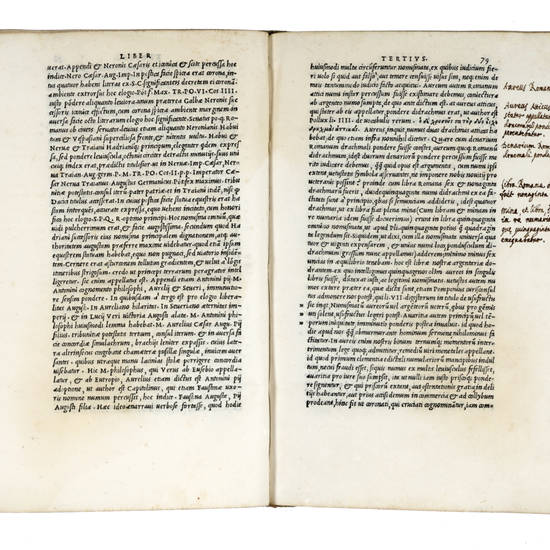 Libri V de Asse, et partib. eius post duas/ Parisiensis impressiones ab eodem ipso Budaeo casti/ gati, idq.; authore Io. Grolierio Lugdunensi...