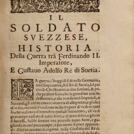 Il soldato svezzese. Historia della guerra tra Ferdinando II Imperatore, e Gustavo Adolfo Re di Svetia...Tradotto dal francese da Pompeo Bellanda il Vecchio.