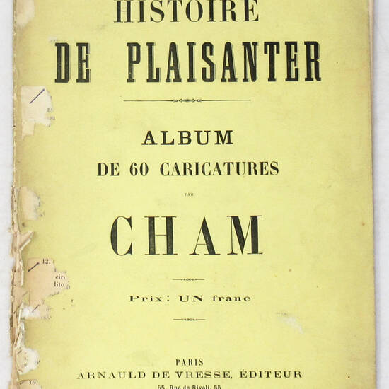 Histoire de plaisanter. Album de 60 caricatures.