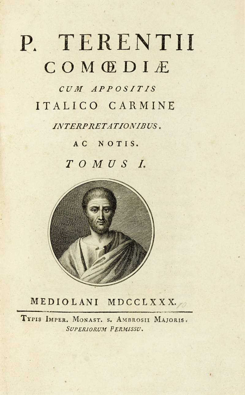 Comoediae cum appositis italico carmine interpretationibus ac notis.