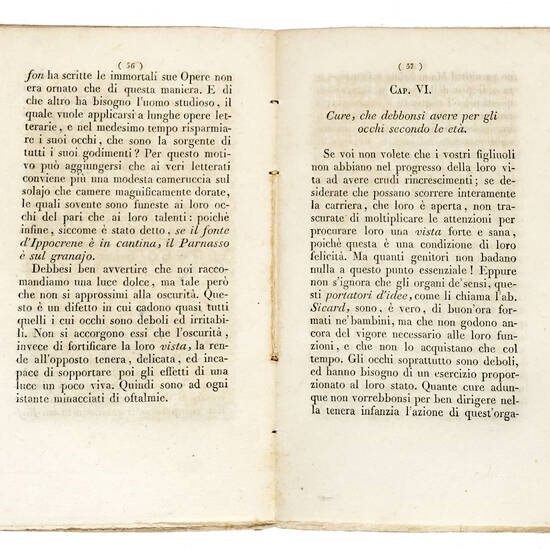 La igiene degli occhi ovvero consigli per preservare la vista. Seconda edizione.