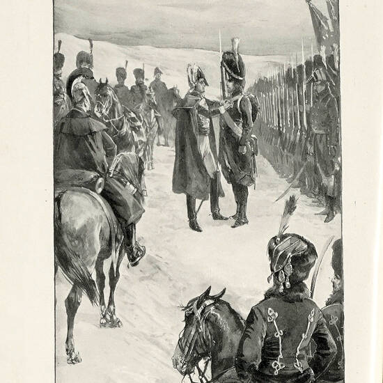 Through Russian Snows. A Story of Napoleon's retreat from Moscow. With 8 illustrations by H. Overend and Map.