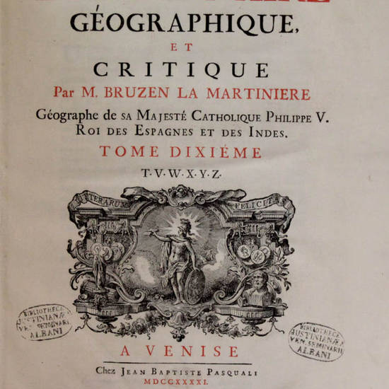 Le grand dictionnaire géographique et critique.