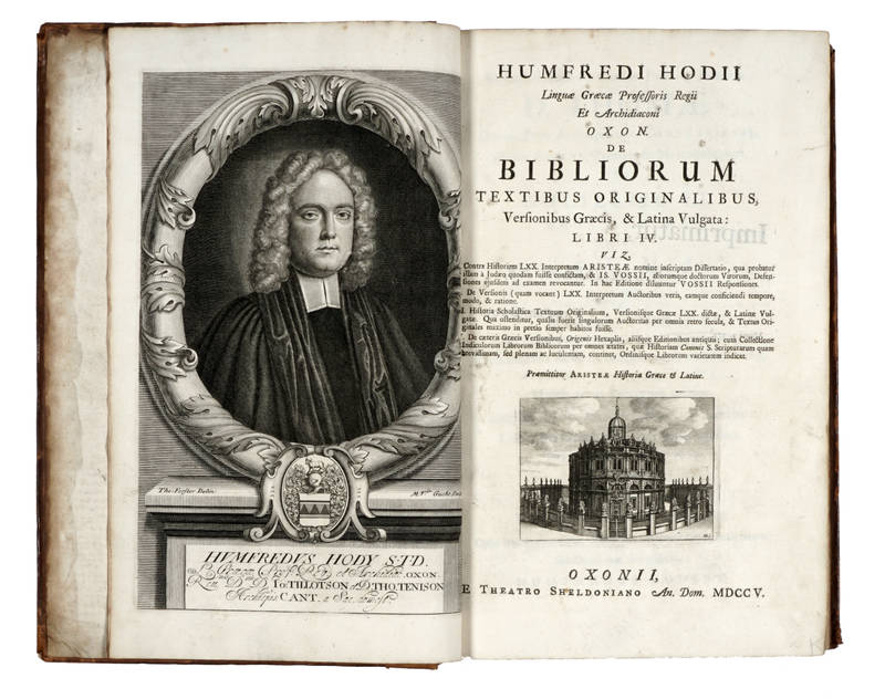 De Bibliorum textibus originalibus, versionibus Graecis, & Latina Vulgata: Libri IV...Praemittitur Aristeae Historia Graece et Latine.