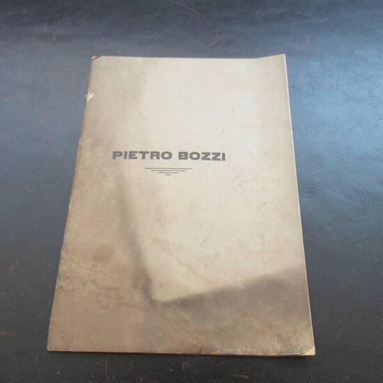 Pietro Bozzi. (Nota Biografica).