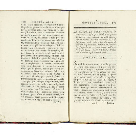 La Prima e la Seconda Cena [...] Alle quali si aggiunge una Novella che ci resta della Terza Cena.