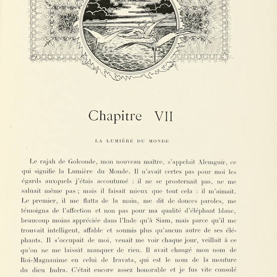 Mémoires d'un Eléfant blanc. Illustrations par M. Mucha. Ornamentation par P.Ruty.