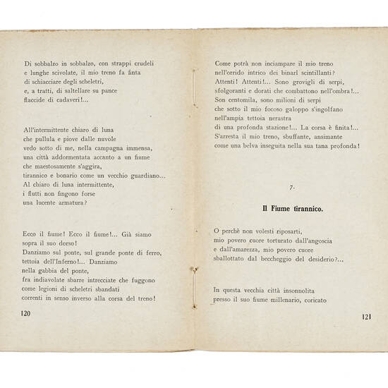 Distruzione. Poema futurista. Traduzione dal francese in versi liberi di Decio Cinti. Nuova edizione col Processo e l'Assoluzione di Mafarka il futurista.