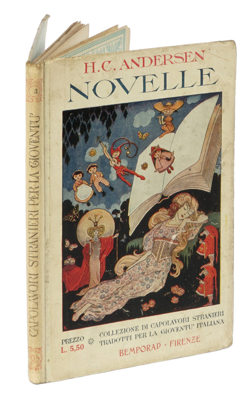 Novelle. Traduzione Italiana di Giuseppe Fanciulli. Illustrazioni e copertina di Antonio Rubino. Quarta Edizione.