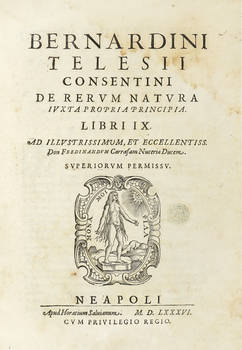 De Rerum Natura iuxta propria principia. Libri IX...