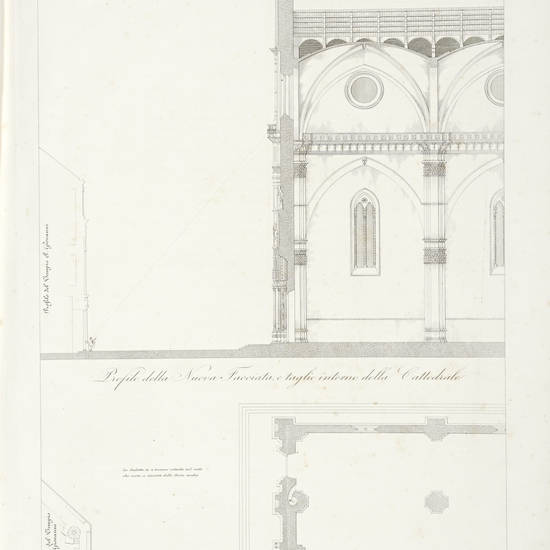 Dimostrazione del progetto per compiere colla facciata l'insigne basilica di S. Maria del Fiore, metropolitana della città di Firenze.