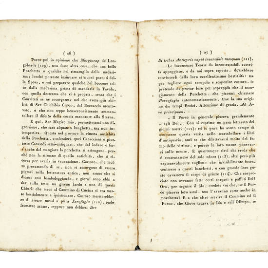 Porcus troianus o sia la Porchetta. Cicalata ne le nozze di messer Carlo Ridolfi veronese con madonna Rosa Spina riminese.