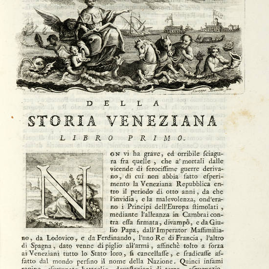 Storia della repubblica veneziana scritta per pubblico decreto, e condotta dall'anno MDXXI sino al MDCXV... Tomo primo (-quinto).