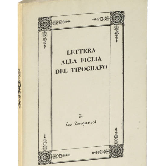 Lettera alla figlia del Tipografo con dieci disegni inediti dello stesso e due noterelle preliminari di Savinio e Cardarelli.