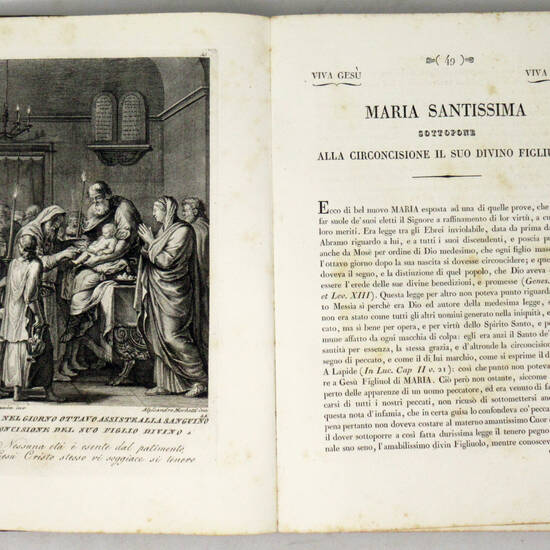 Breve compendio della vita di Maria Santissima...dietro la scorta de' XXIV rami incisi in Roma dal ch. sig. Alessandro Mochetti.