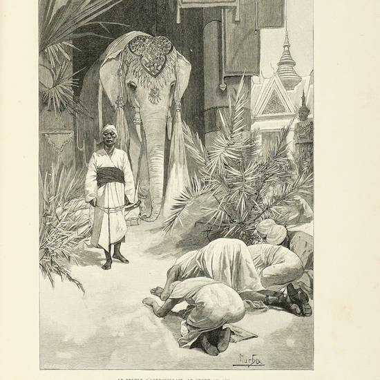 Mémoires d'un Eléfant blanc. Illustrations par M. Mucha. Ornamentation par P.Ruty.