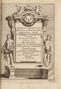 Codex antiquissimus a Rufio Turcio Aproniano V.C. distinctus et emendatus qui nunc Florentiae in Bibliotheca Mediceo-Laurentiana adservatur bono publico typis descriptus anno MDCCXLI.