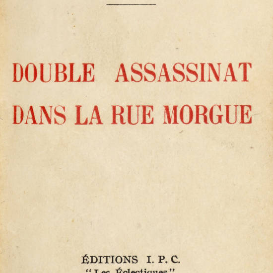 Double assassinat dans la rue morgue. Illustrations de Cura.