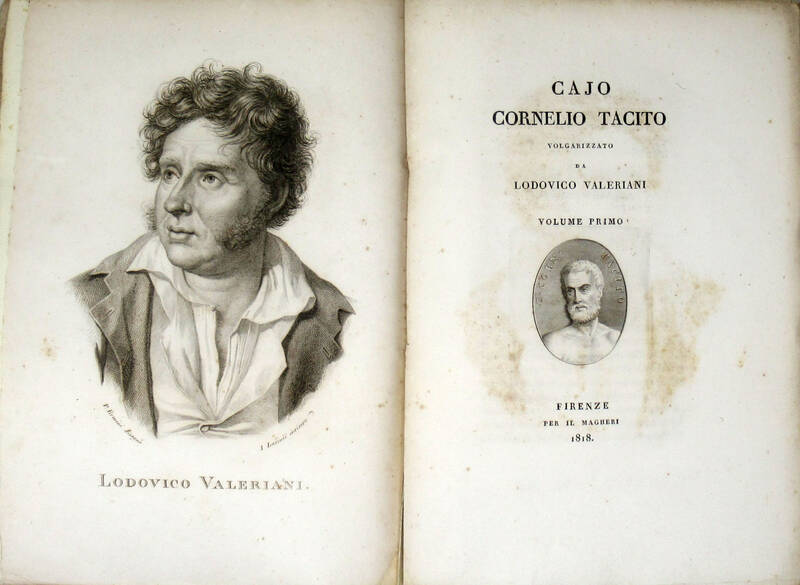 Cajo Cornelio Tacito, volgarizzate da Lodovico Valeriani.